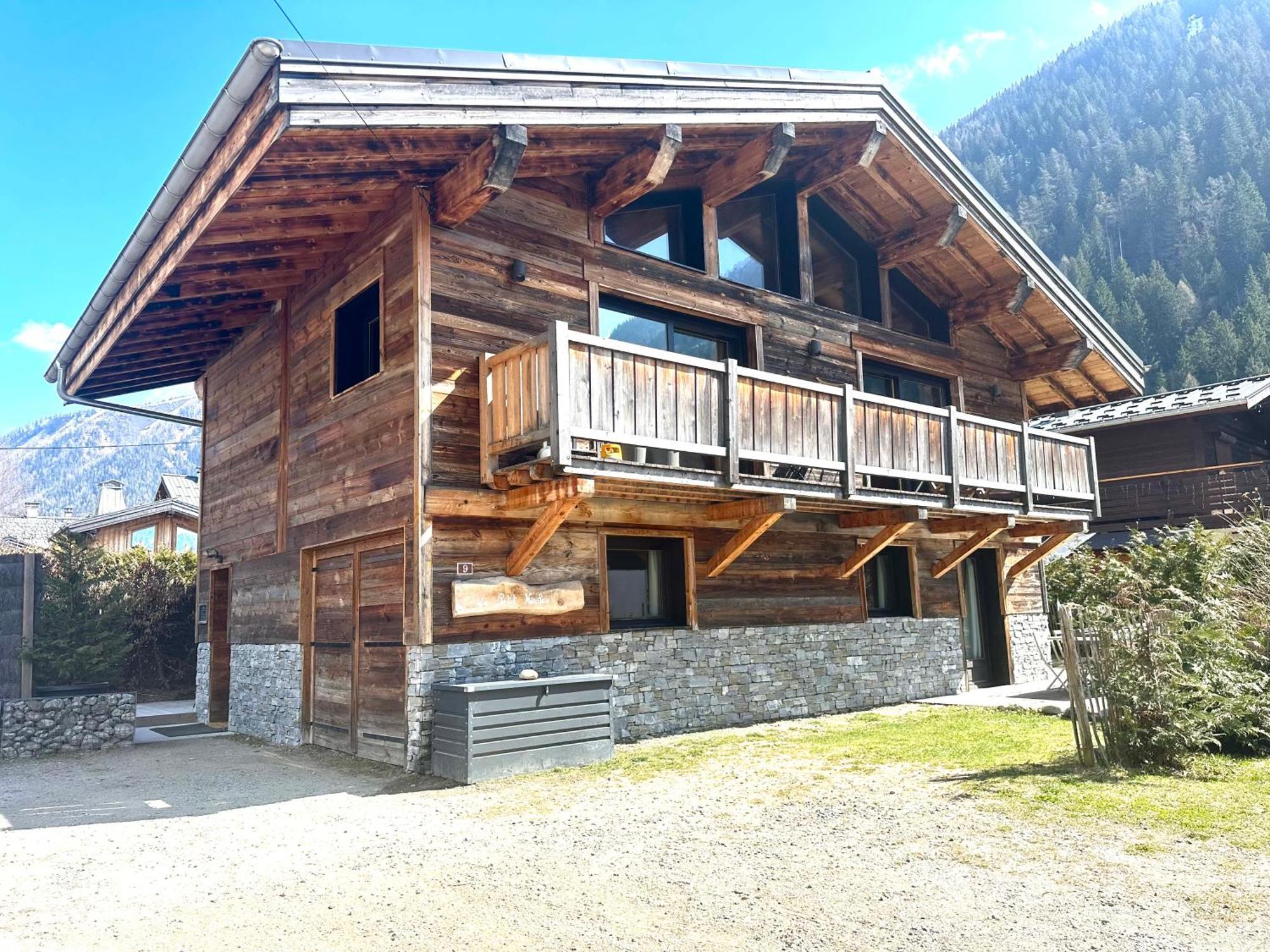 Chalet Le Petit Nicolas, Jacuzzi, Vue Mont Blanc Chamonix Exterior foto